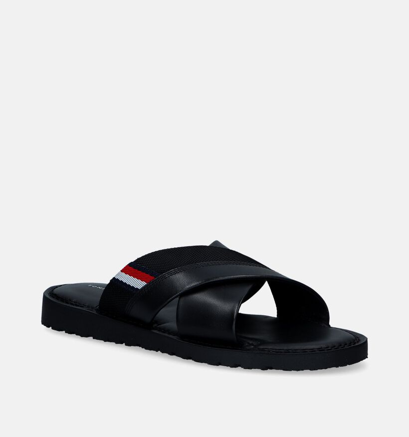 Tommy Hilfiger Core LTH Criss Zwarte Slippers voor heren (336719)