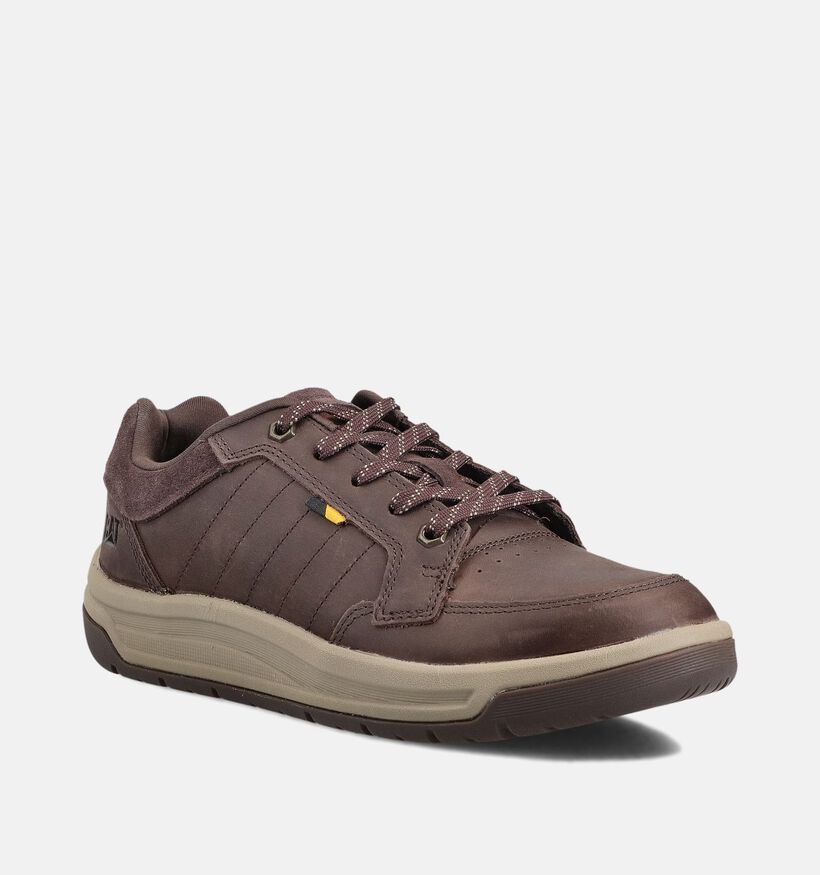 Caterpillar Baskets basses en Marron pour hommes (361117) - pour semelles orthopédiques