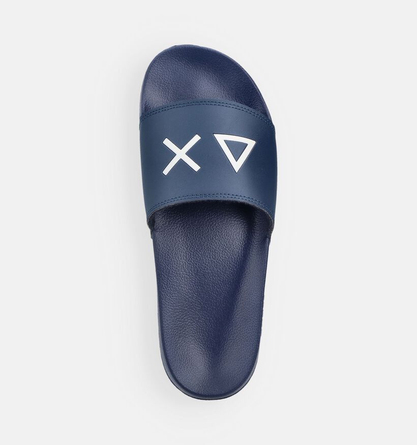 Sun68 Blauwe Badslippers voor heren (368810)