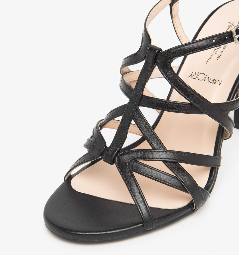 NeroGiardini Sandales &agrave; talons en Noir pour femmes (370756)