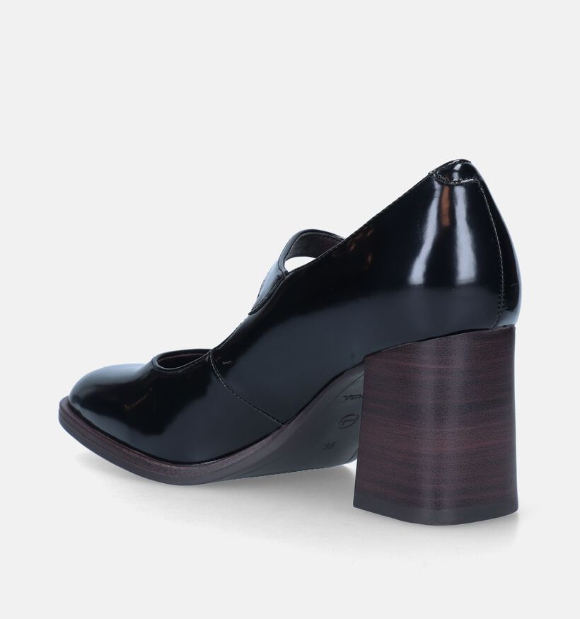 Tamaris Zwarte Pumps met riempje voor dames (344710)