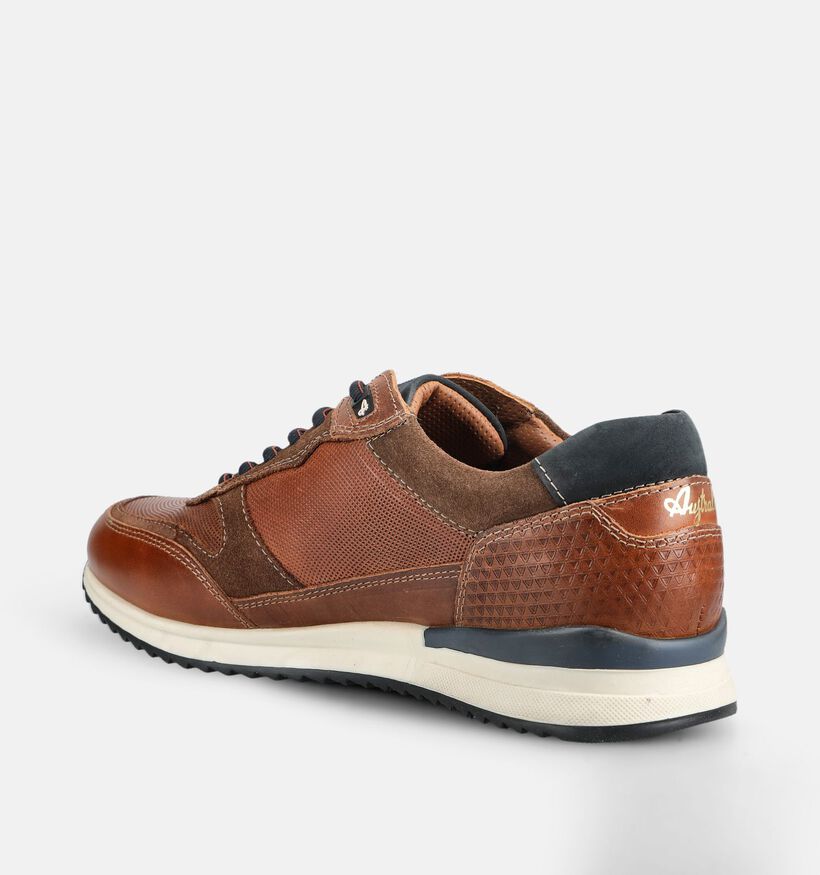 Australian Filmon Chaussures plates en Cognac pour hommes (377106) - pour semelles orthop&eacute;diques