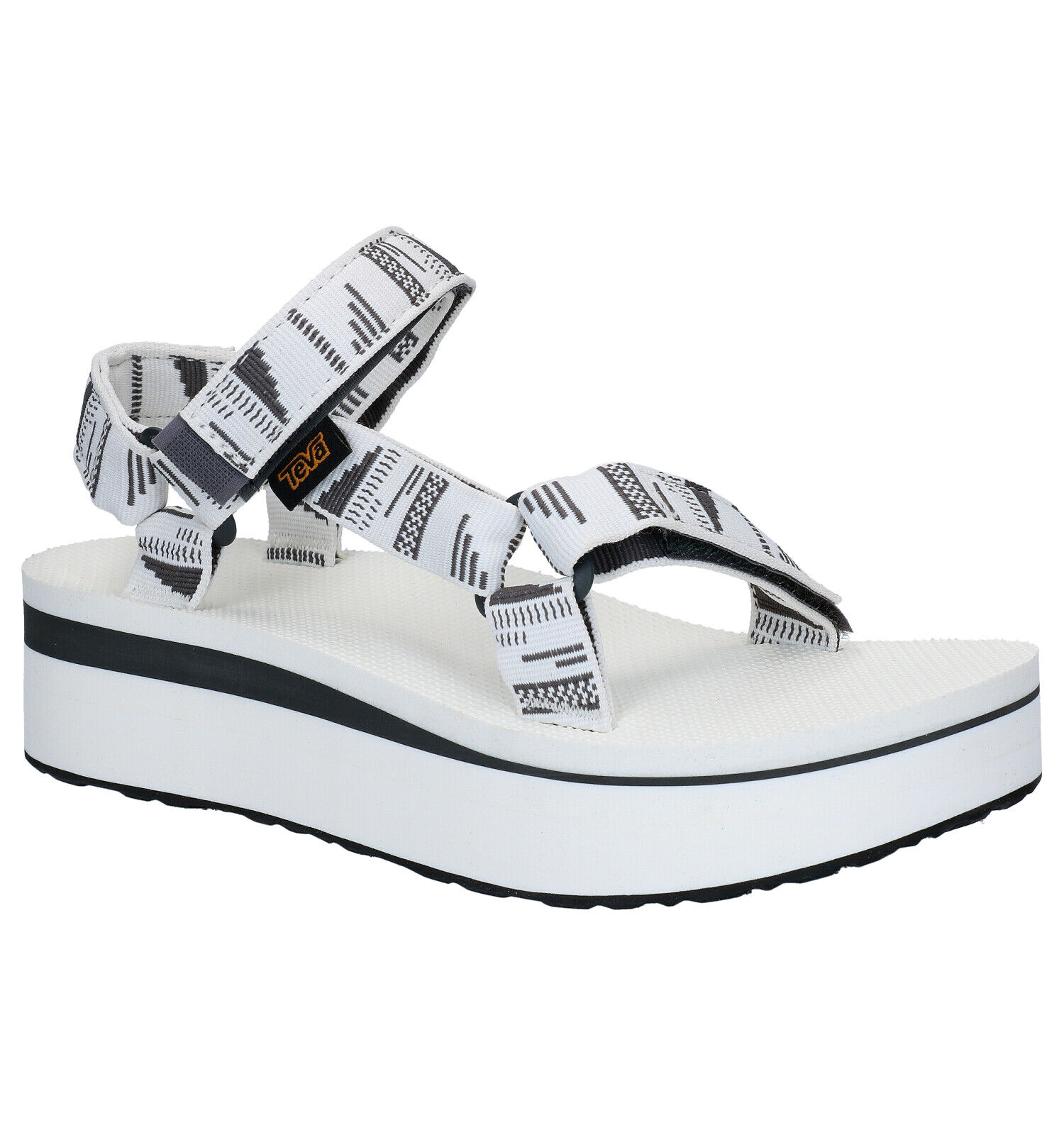Teva Flatform Witte Sandalen Dames Sandalen Online op TORFS.BE