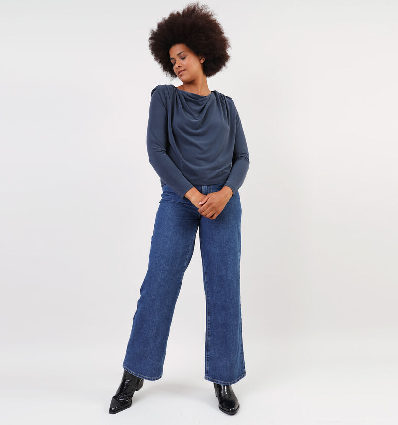 Minus Tasia Blauwe Blouse voor dames (348242)