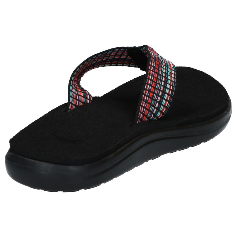 Teva Voya Flip Tongs en Noir en textile (289247)