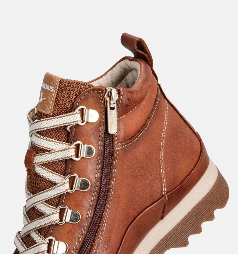 Pikolinos Vigo Boots à lacets en Cognac pour femmes (363881) - pour semelles orthopédiques