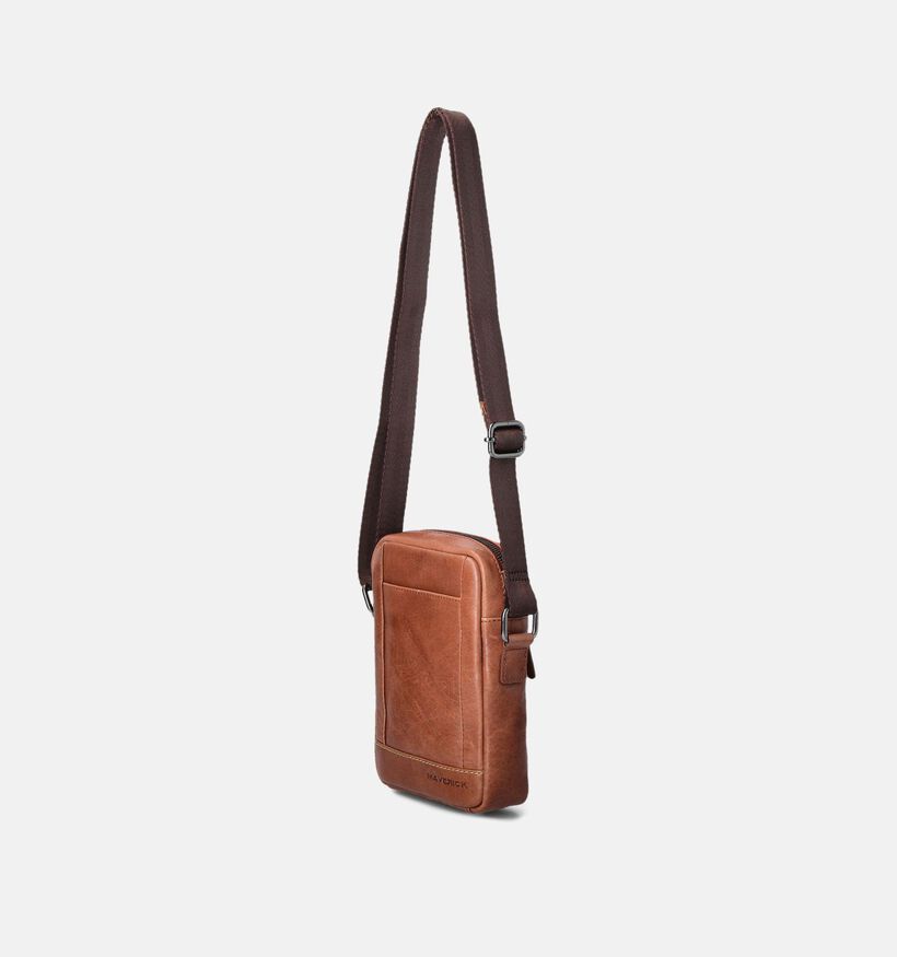 Maverick Cognac Schoudertas voor heren (365806)