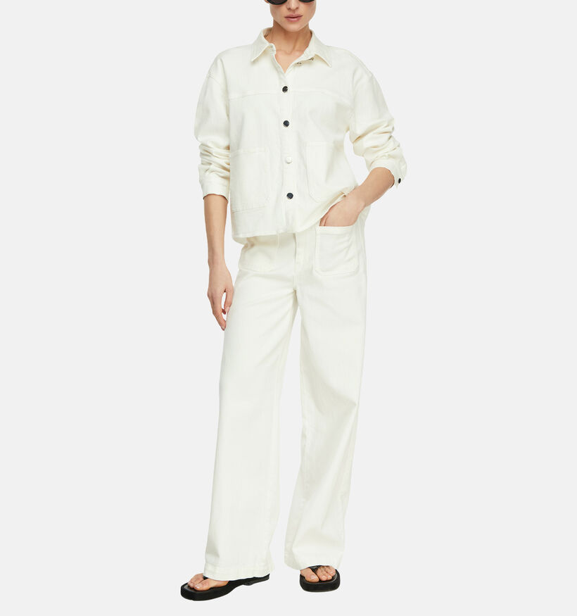 comma Witte Korte Jas voor dames (373286)