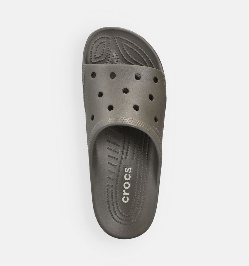 Crocs Slide Claquettes en Vert kaki pour hommes (370911)