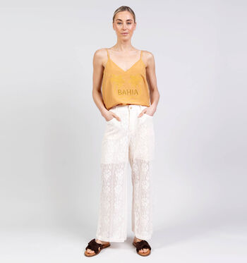 Rue Mazarine Pantalons Blanc