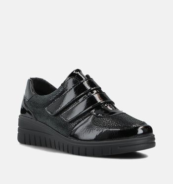 Solemade Chaussures plates Noir