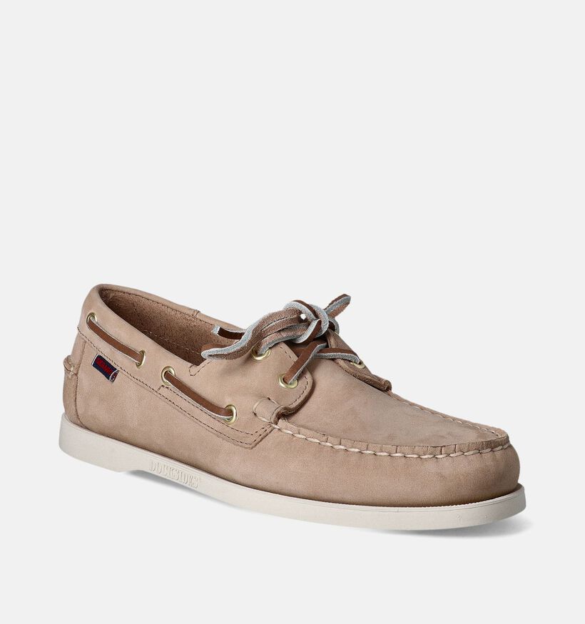 Sebago Dockside Portland Nubuck Beige Docksides voor heren (353741)