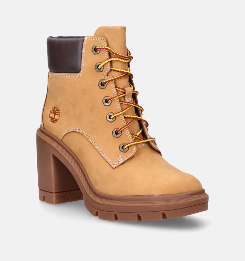 Timberland Allington Heights 6IN Camel Enkellaarzen voor dames (346051) - geschikt voor steunzolen
