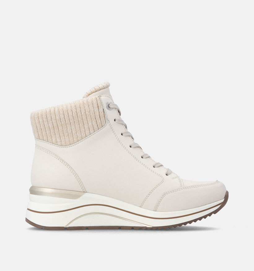 Remonte Ecru Veterboots voor dames (379859)