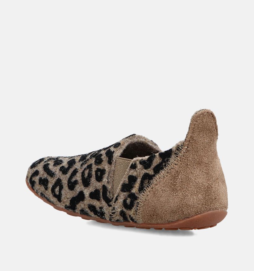 Bisgaard Leopard Bruine Pantoffels voor meisjes (372368)
