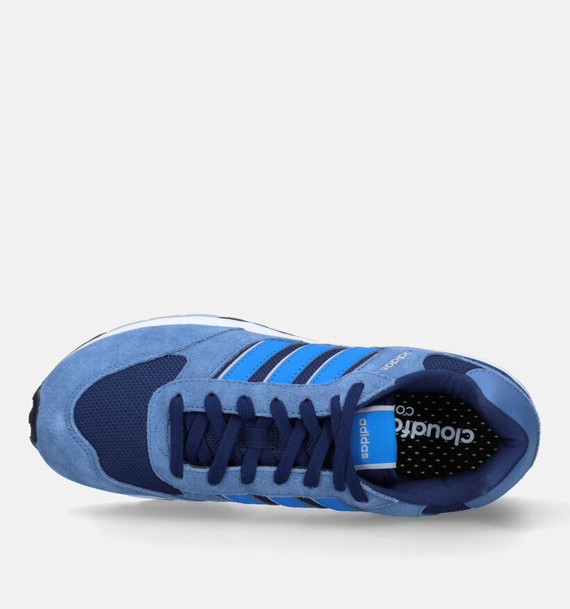 adidas Run 80's Baskets en Bleu pour hommes (329388)