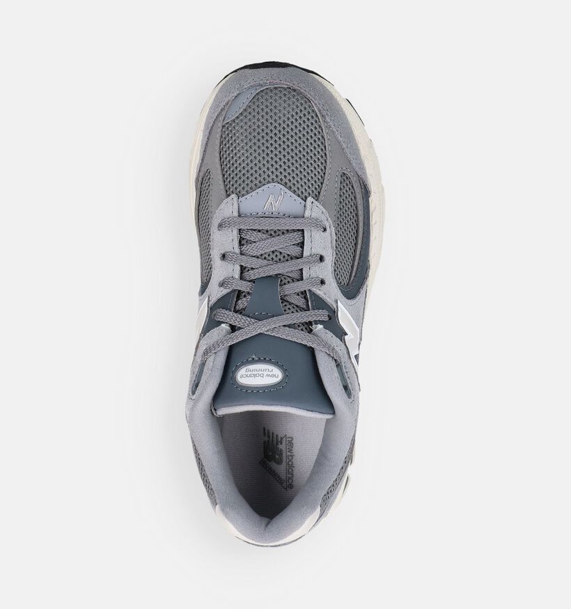 New Balance 2002 Baskets en Gris pour gar&ccedil;ons (366178) - pour semelles orthop&eacute;diques