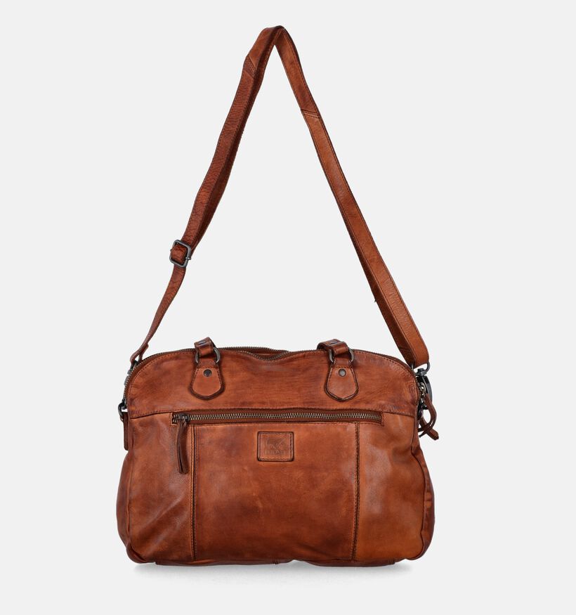 Bear Design Zwarte Schoudertas Bear Design Cognac Schoudertas voor dames (365871)