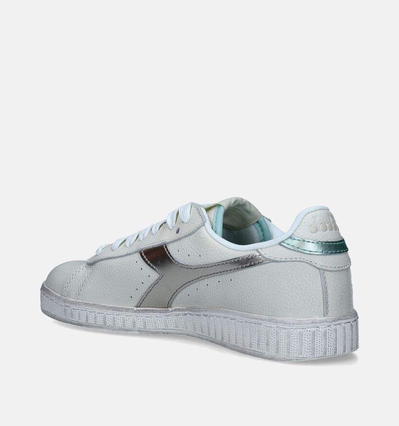 Diadora Game L Low Waxed Metal Witte Sneakers voor dames (350835)