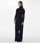 Pieces Rillo Pantalon large en corduroy en Bleu pour femmes (348380)