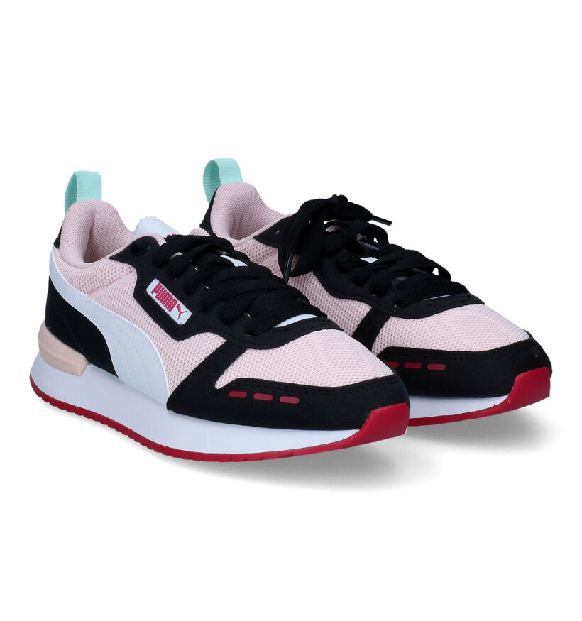 Puma R78 Baskets en Blanc pour filles (318762) - pour semelles orthopédiques