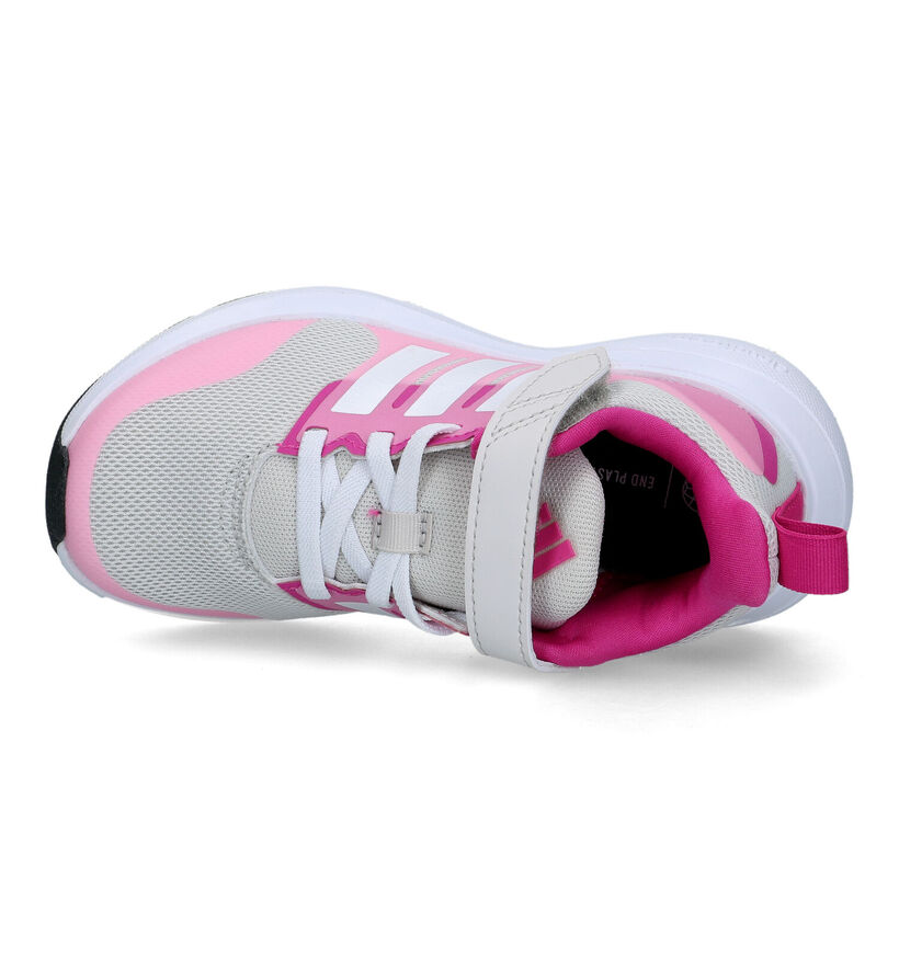 adidas Fortarun EL Baskets en Rose pour filles (324963) - pour semelles orthopédiques