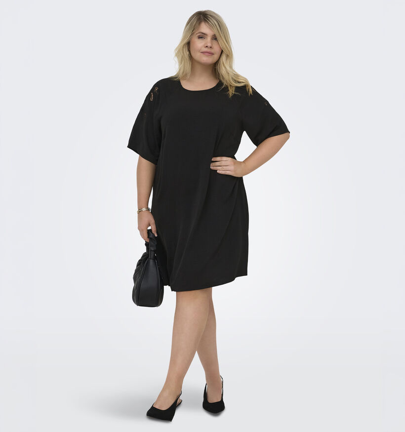 ONLY Carmakoma Carevalou Zwarte Midi-Jurk voor dames (375070)