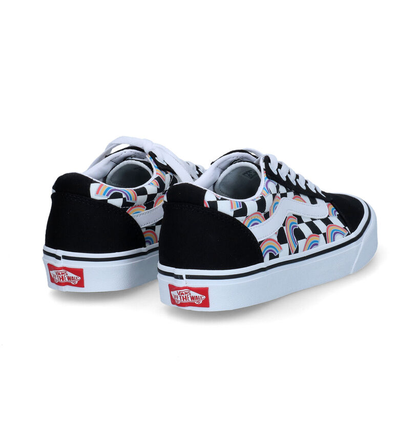 Vans Ward Baskets de skate en Noir pour femmes (327994)