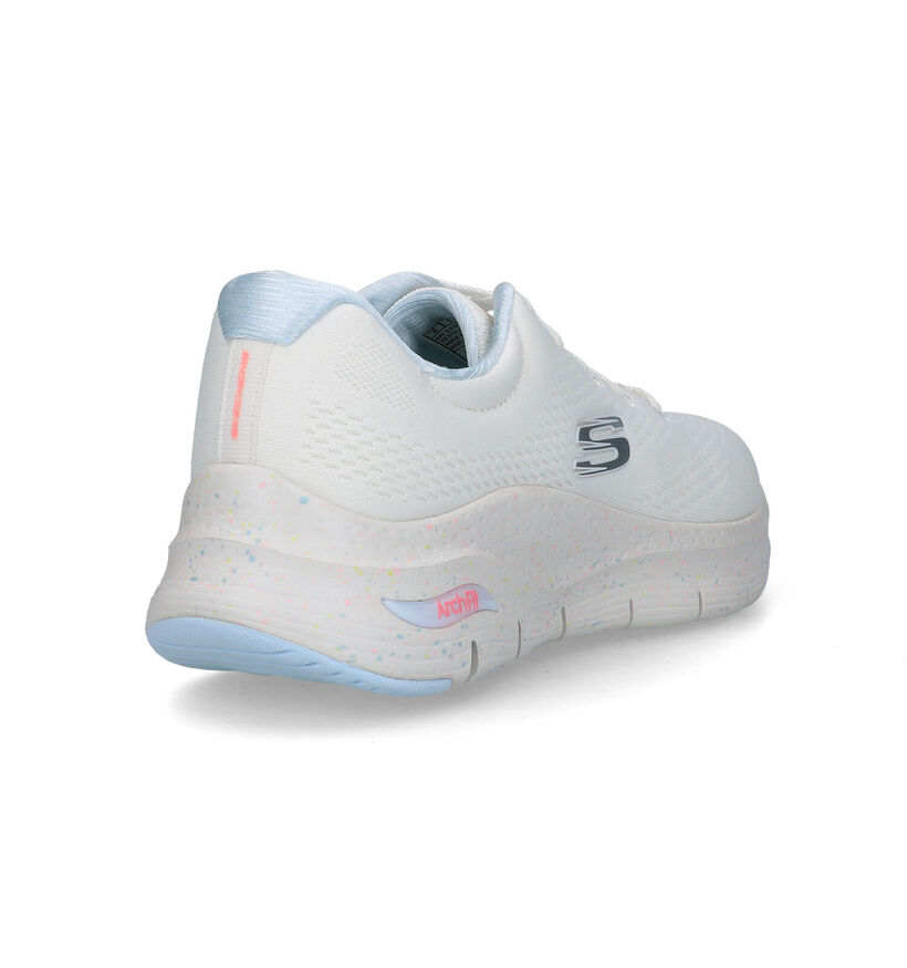 Skechers Arch Fit Witte Sneakers voor dames (321359) - geschikt voor steunzolen