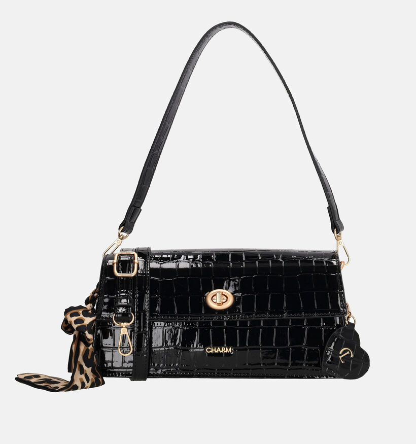 Charm London Zwarte Schoudertas voor dames (365998)