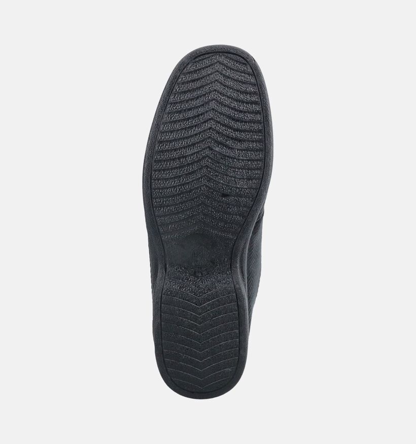 Torfs Home Pantoufles ferm&eacute;es en Noir pour hommes (381338)