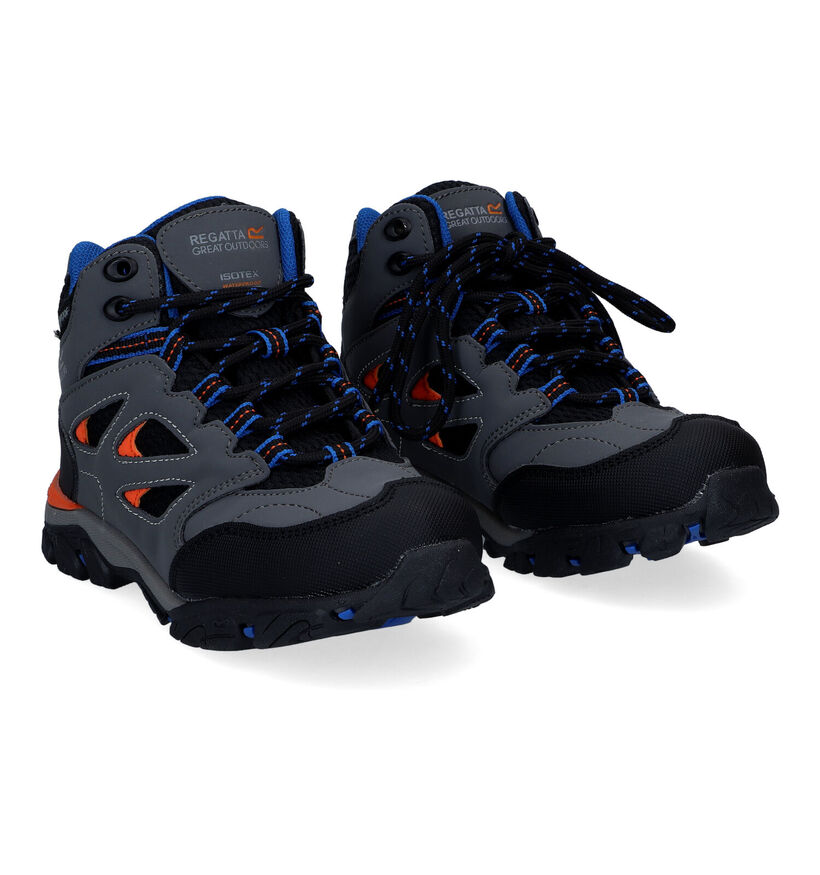 Regatta Holcombe Chaussures de randonnée en Bleu pour filles, garçons (345223) - pour semelles orthopédiques