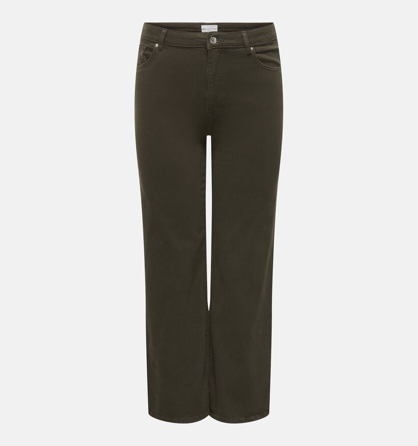 ONLY Carmakoma Willy Donkerbruine Jeansbroek voor dames (381908)