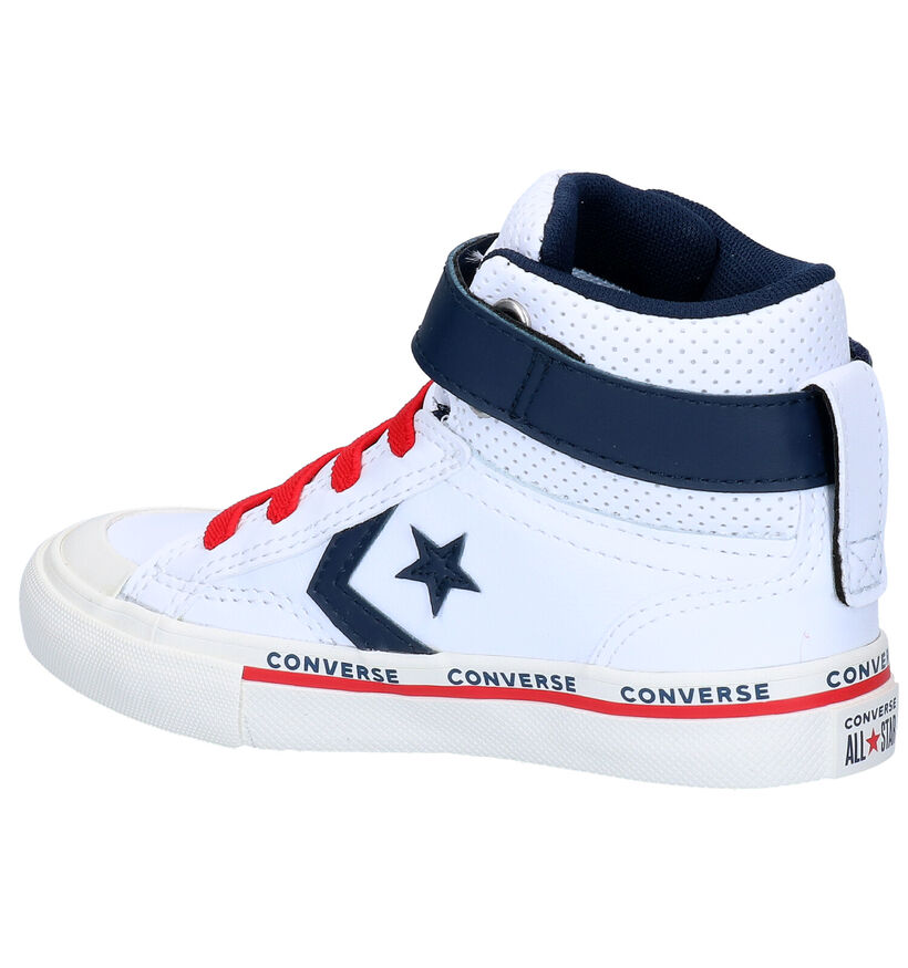 Converse Pro Blaze Strap HI Zwarte Sneakers voor jongens (293598) - geschikt voor steunzolen