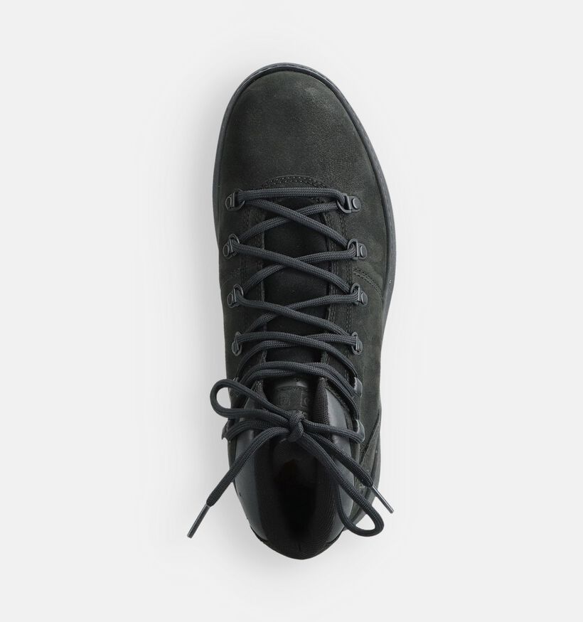 Timberland Hudson Road Mid Chukka Zwarte Veterboots voor heren (360555) - geschikt voor steunzolen