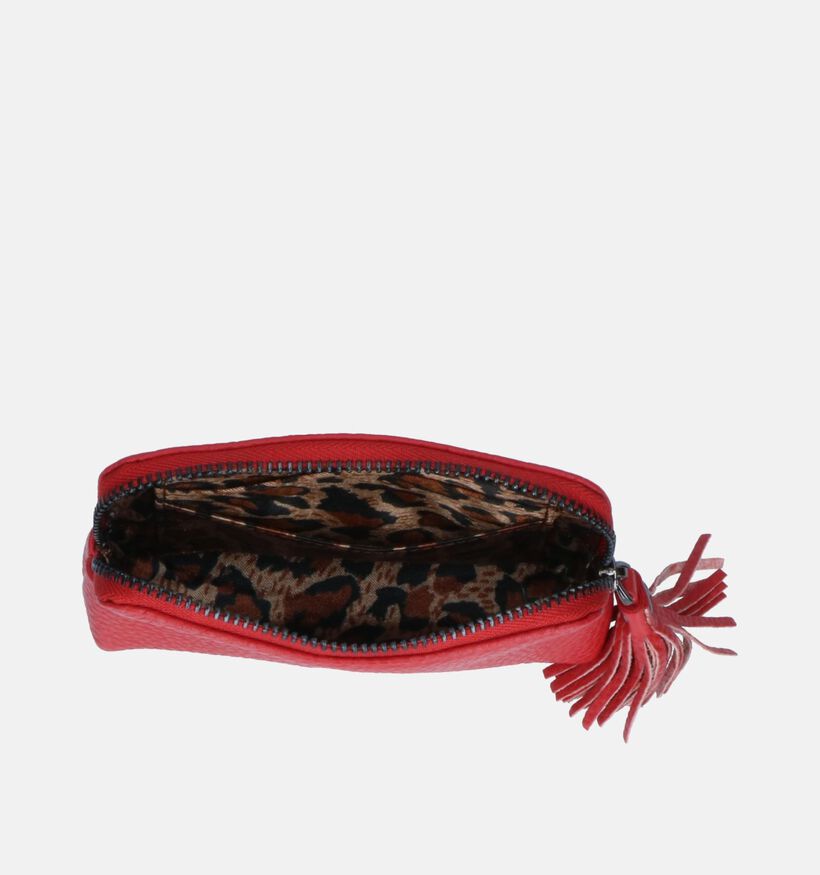 Euro-Leather Porte-monnaie en Rouge pour femmes (353515)