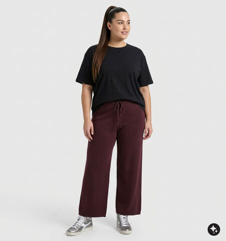 ONLY Carmakoma Pantalons Bordeaux