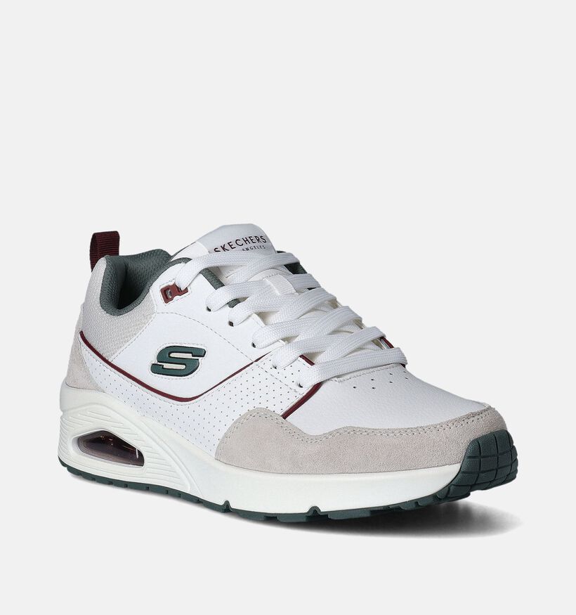 Skechers Uno Retro One Baskets en Blanc pour hommes (351849)