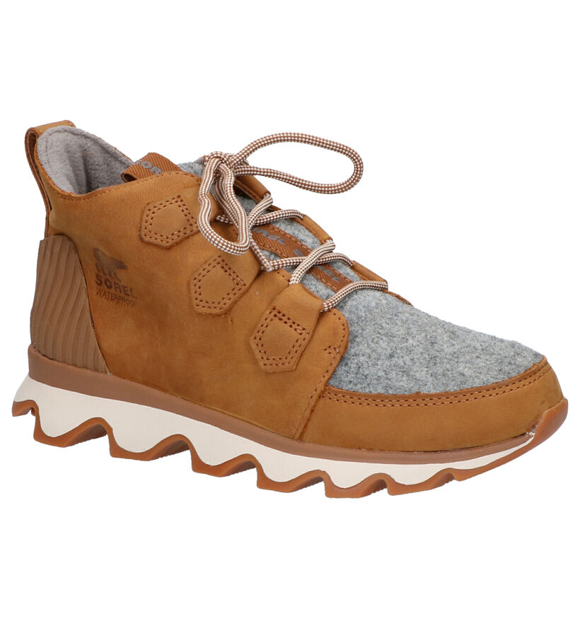 Sorel Kinetic Caribou Wandelschoenen Cognac in nubuck (255381)