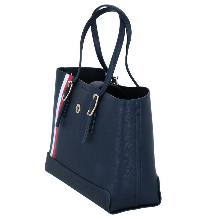 Tommy Hilfiger Honey Blauwe Shopper Tas in kunstleer (285784)