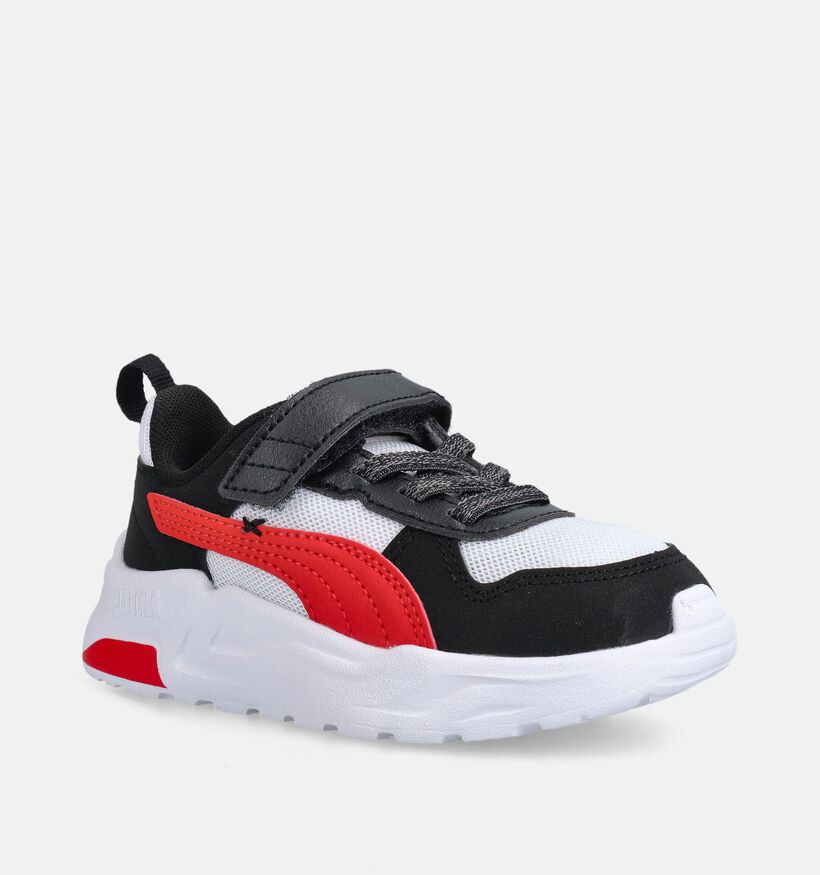 Puma Trinity Witte Lage Sneakers voor jongens, meisjes (366632) - geschikt voor steunzolen