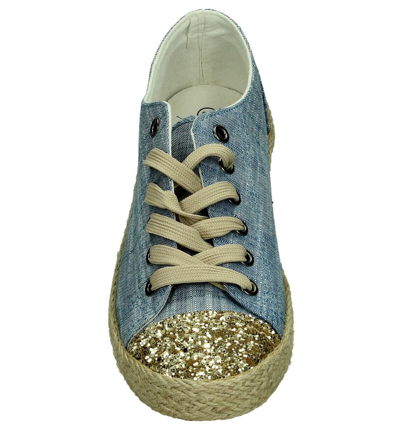 Ghost Rockers Chaussures basses en Bleu en textile (195805)