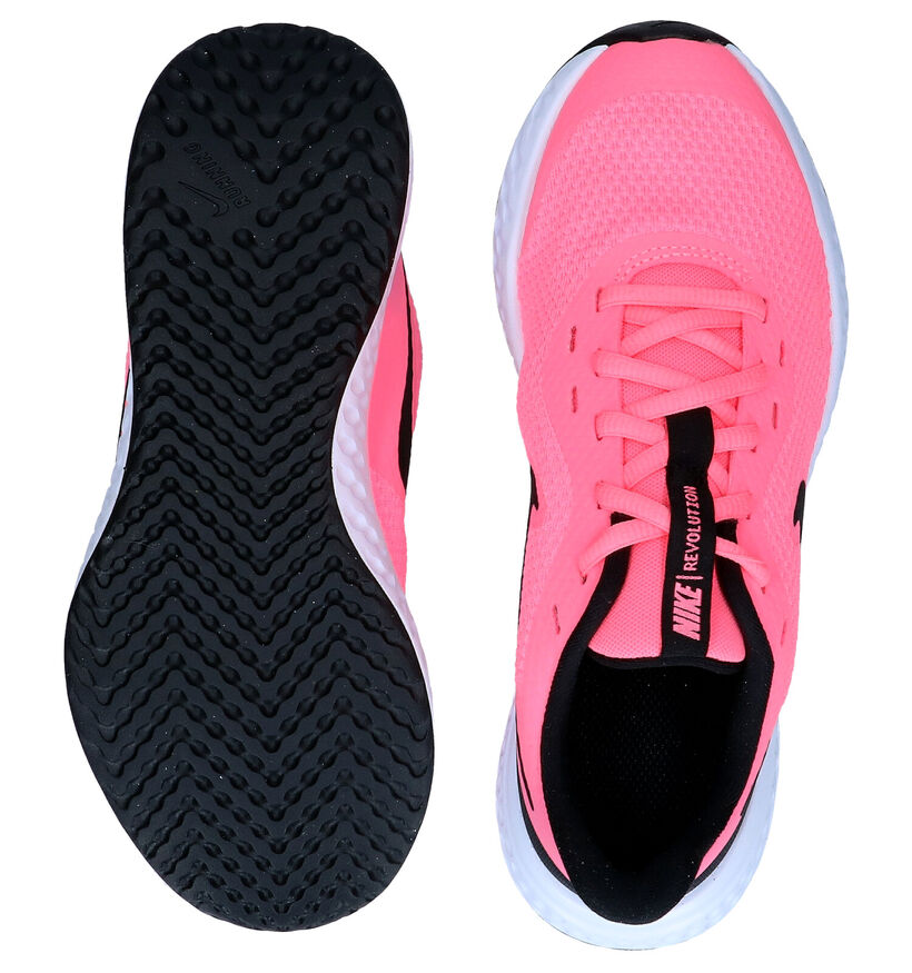 Nike Revolution 5 Roze Sneakers in stof (283831)