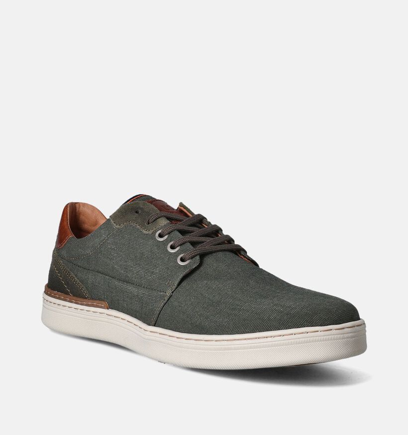 La Strada Kaki Veterschoenen voor heren (358363) - geschikt voor steunzolen