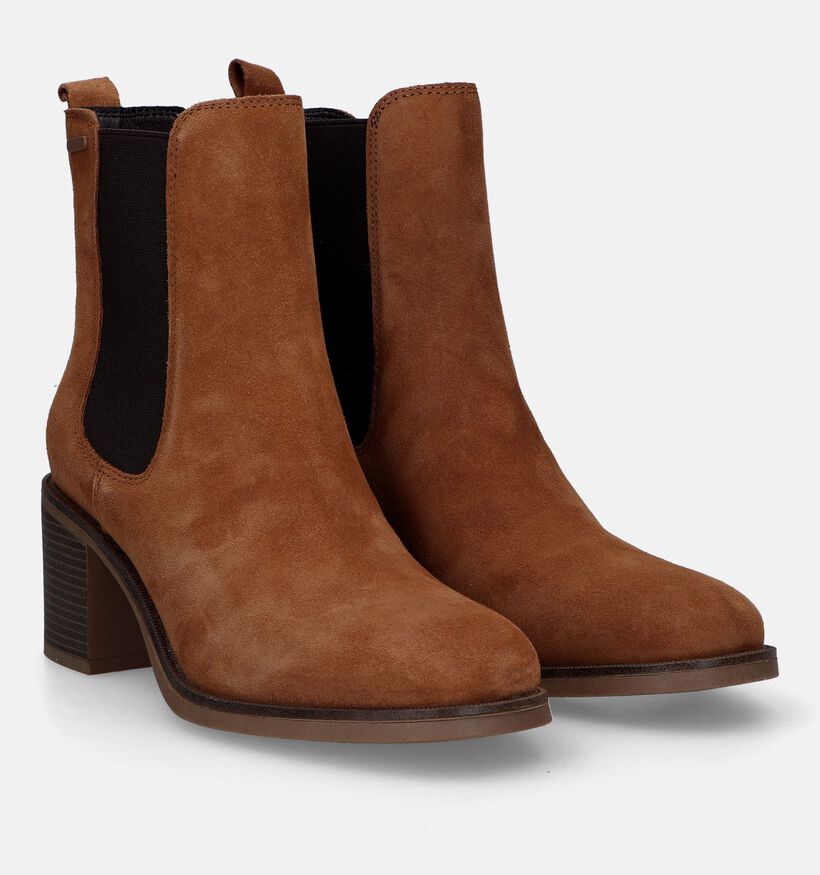 Esprit Bottines à talons en Cognac pour femmes (326972)