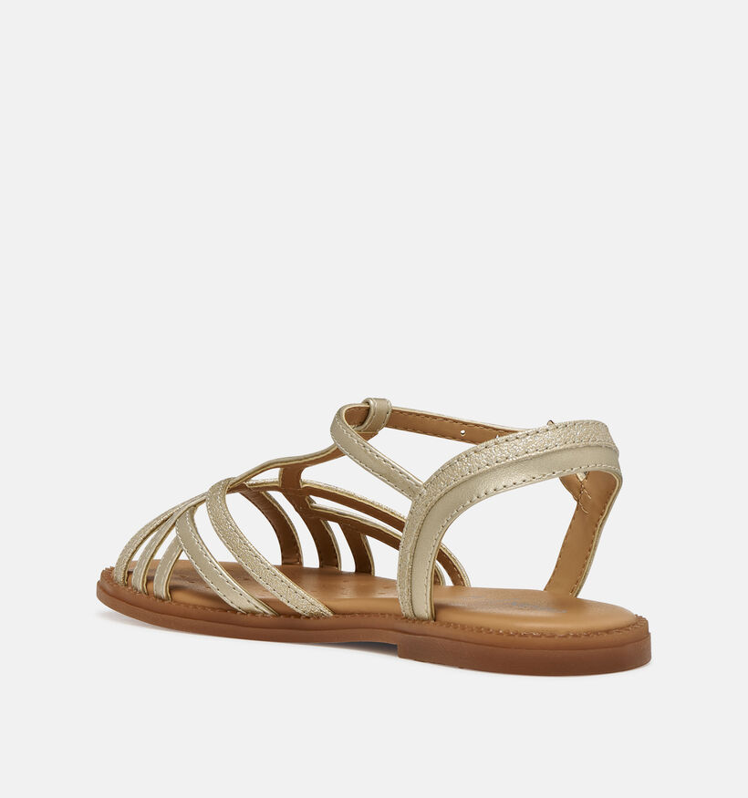 Geox J Karly Gouden Sandalen voor meisjes (368879)
