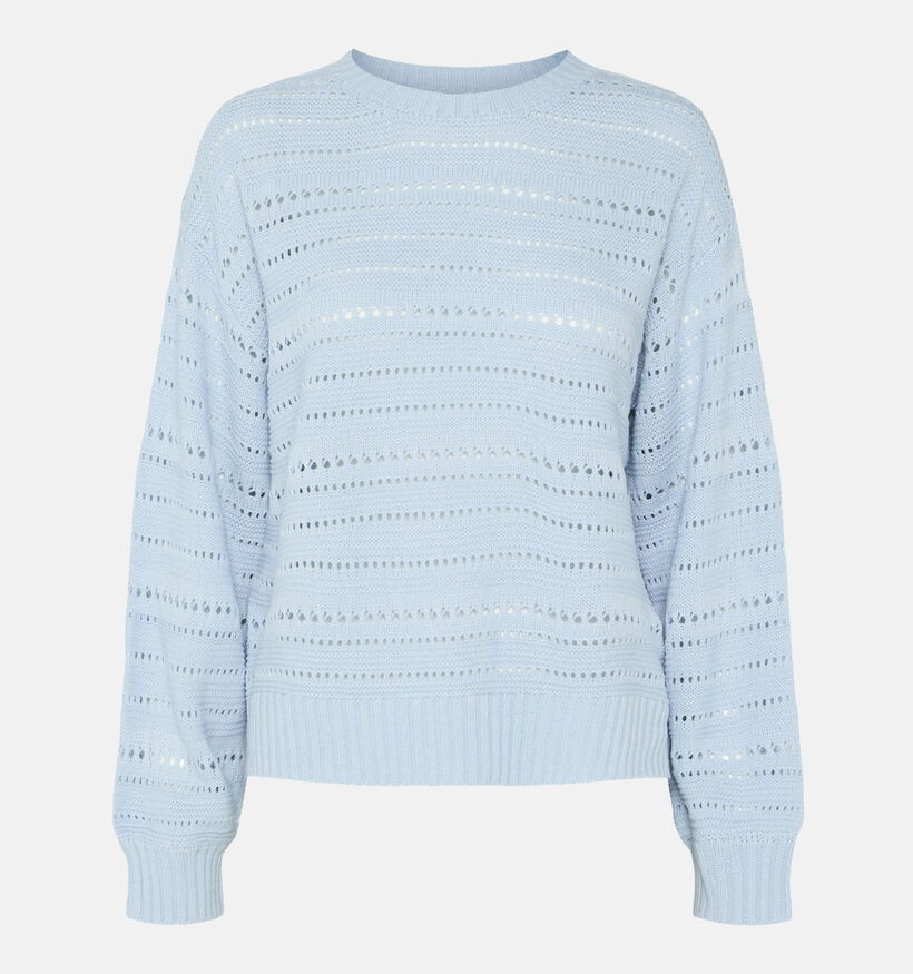 Pieces Molly Pull tricoté en Bleu pour femmes (351084)