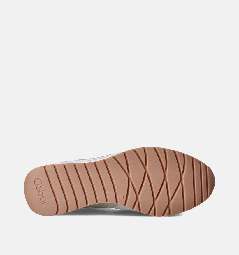 Gabor Grijze Sneakers voor dames (352078) - geschikt voor steunzolen