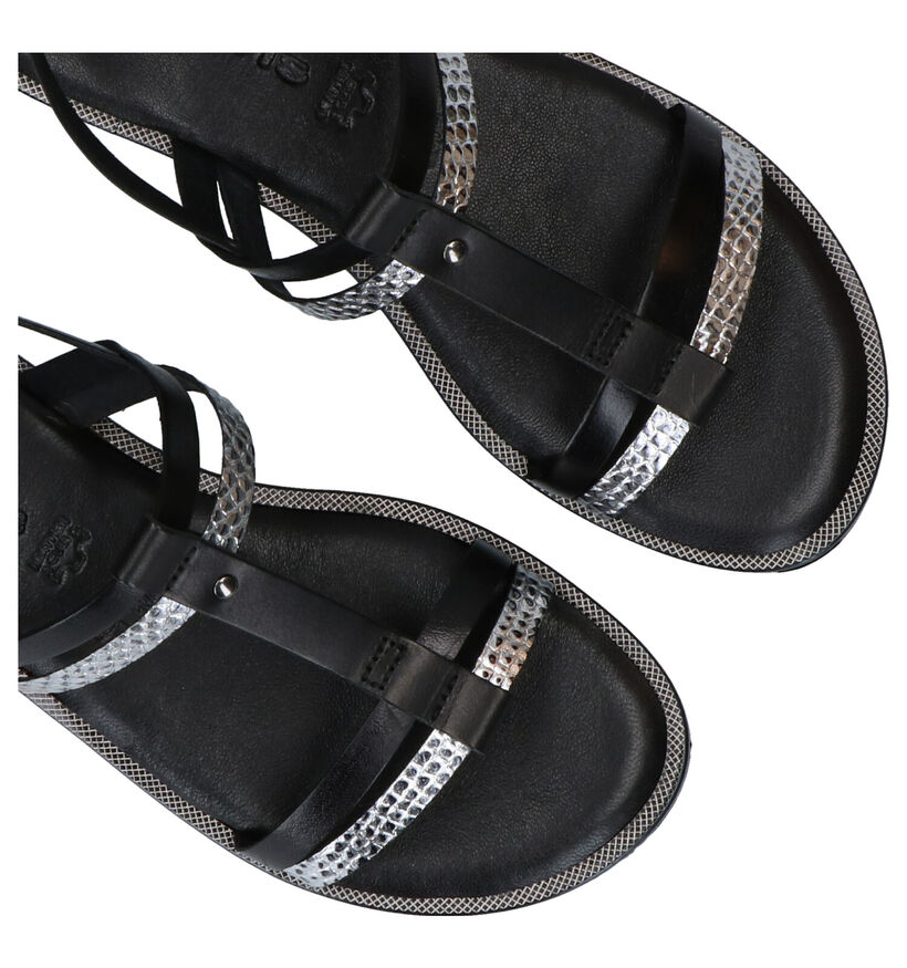 Tamaris Touch it Sandales en Beige in leer (289379)