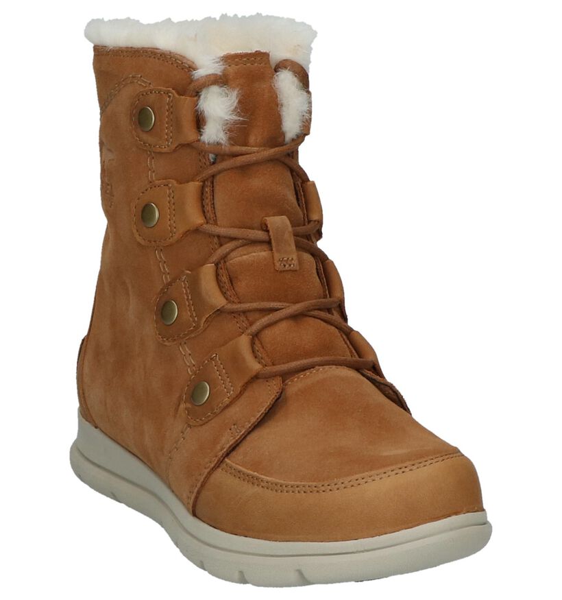 Sorel Bottes de neige en Cognac en daim (231101)